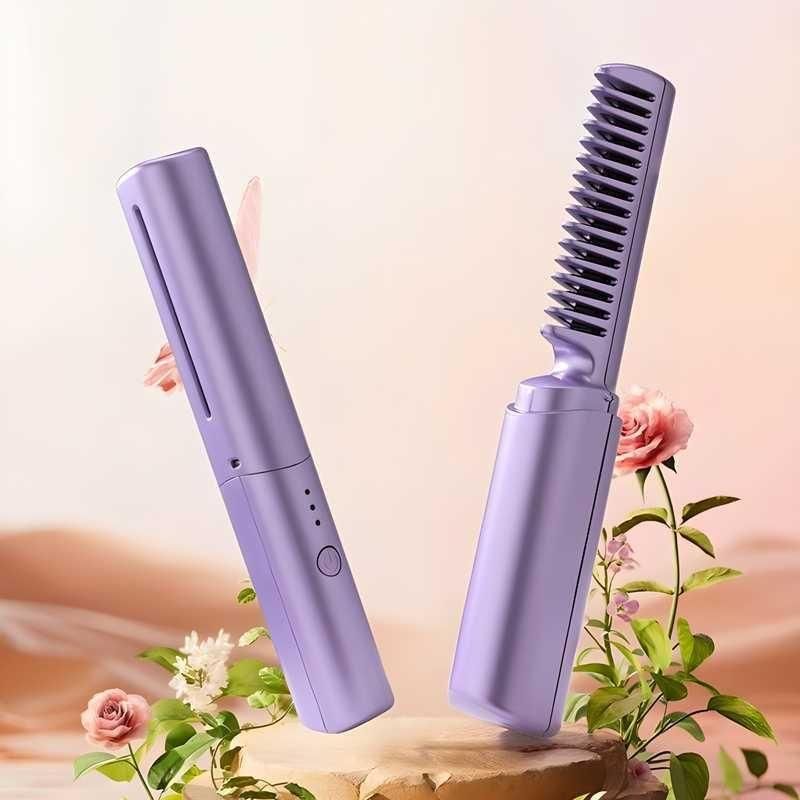 ✨ 3D Hair Straightening Comb™ | Fast & Easy Styling Anywhere ✨